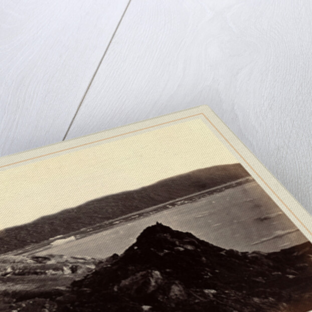 The Arctic Regions: No. 36. The Glacier As Seen Flowing Or Being Forced Down Between The Hills, Ploughing Up A Moraine Of Earth And Rocks, Twenty To Thirty Feet High, 1869 by Dunmore and Critcherson