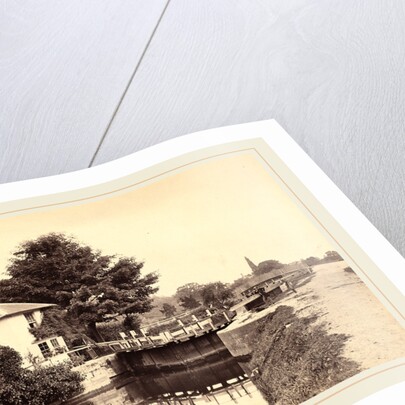 Lock-Keeper's Cottage and Lock Gates, 1850s by Anonymous