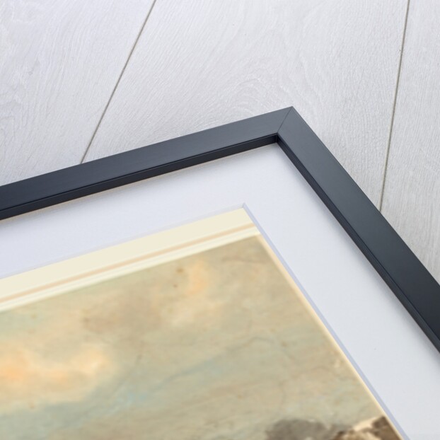 Ruins of a Fortified Tower among Wooded Hills by Friedrich Salathé