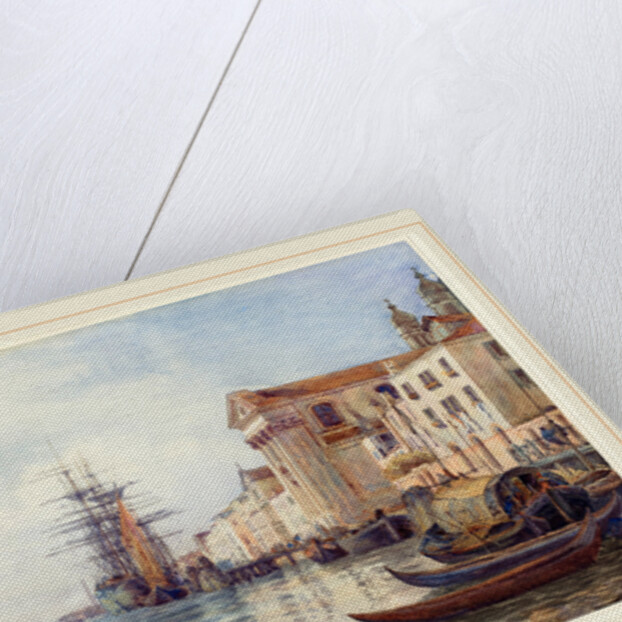 The Giudecca Canal with Shipping near the Chiesa dei Gesuati, 1880s by David Law