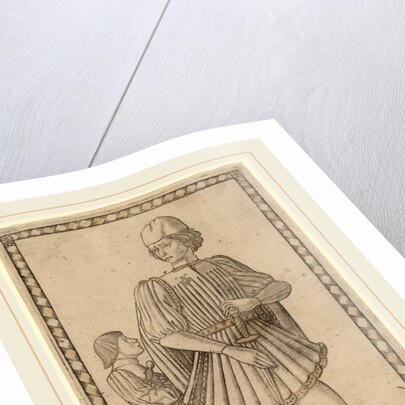 Chavalier, c. 1465 by Master of the E-Series Tarocchi