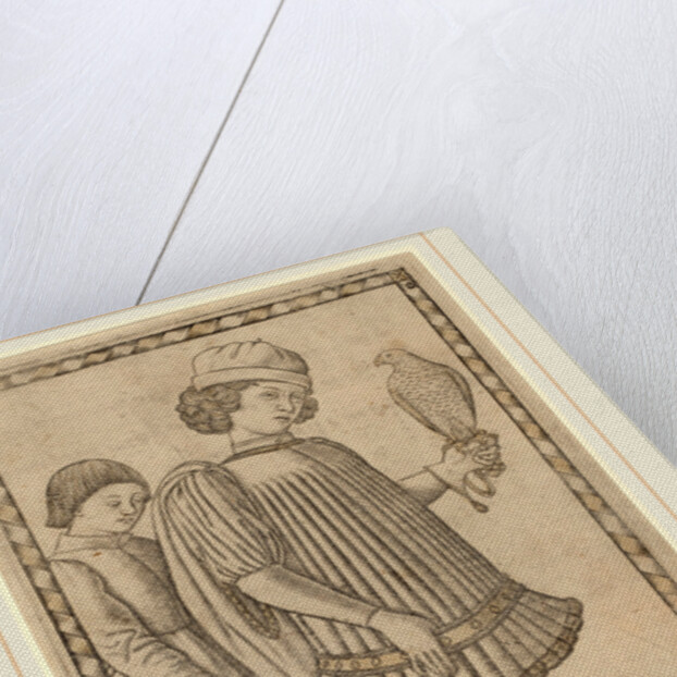 Zintilomo, c. 1465 by Master of the E-Series Tarocchi