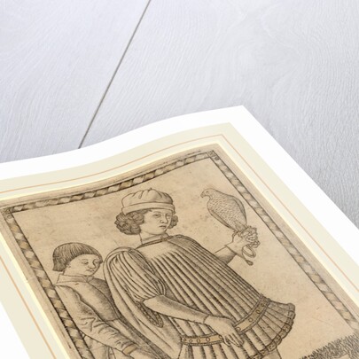 Zintilomo, c. 1465 by Master of the E-Series Tarocchi