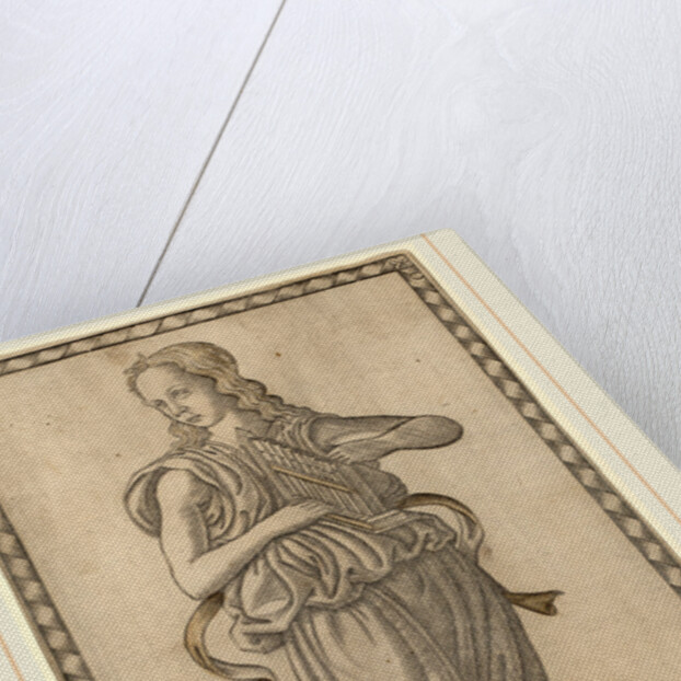 Polimnia, c. 1465 by Master of the E-Series Tarocchi