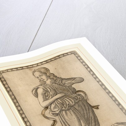 Polimnia, c. 1465 by Master of the E-Series Tarocchi