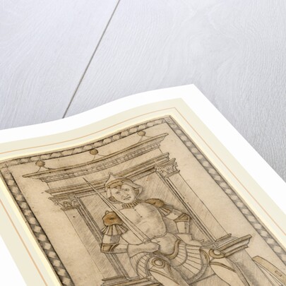 Marte, c. 1465 by Master of the E-Series Tarocchi