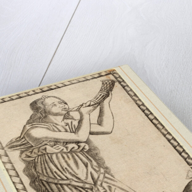 Melpomene, probably c. 1470 by Master of the S-Series Tarocchi