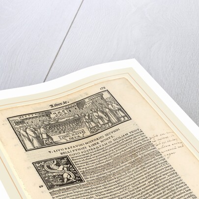 Page from Livius Historiabum Libri, 1520 by Zoan Andrea