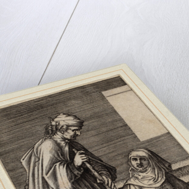 Peasant and Egg Woman by Agostino dei Musi