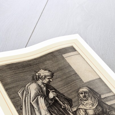 Peasant and Egg Woman by Agostino dei Musi