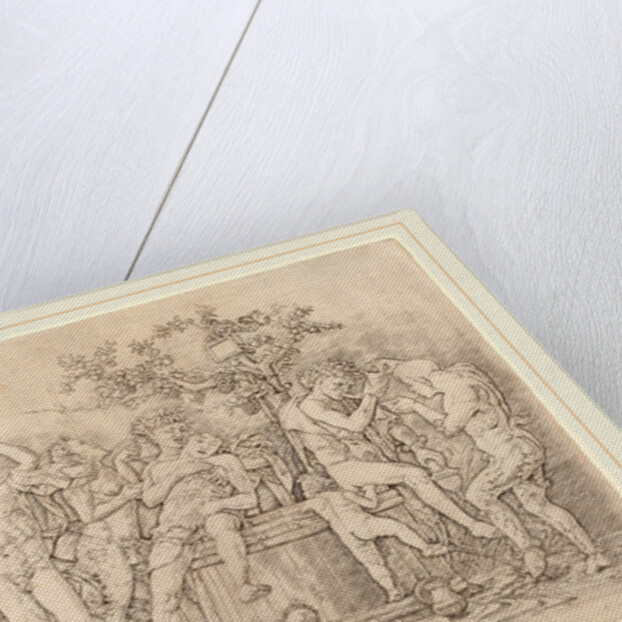 Bacchanal with a Wine Vat, c. 1475 by Andrea Mantegna