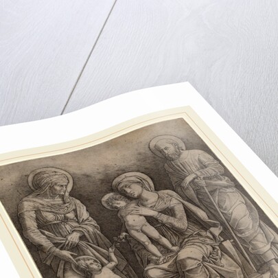 Holy Family with Saint Elizabeth and the Infant Saint John by Giovanni Antonio da Brescia