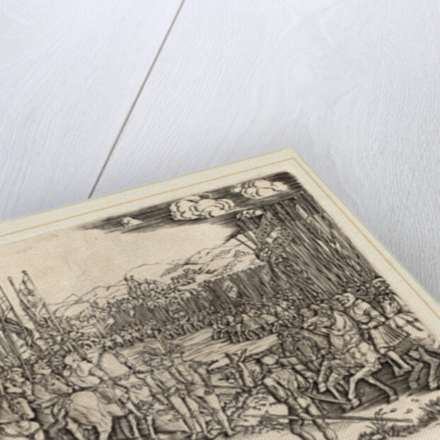 The Two Armies at the Battle of Ravenna, probably c. 1512-1513 by Master NA.DAT with the Mousetrap
