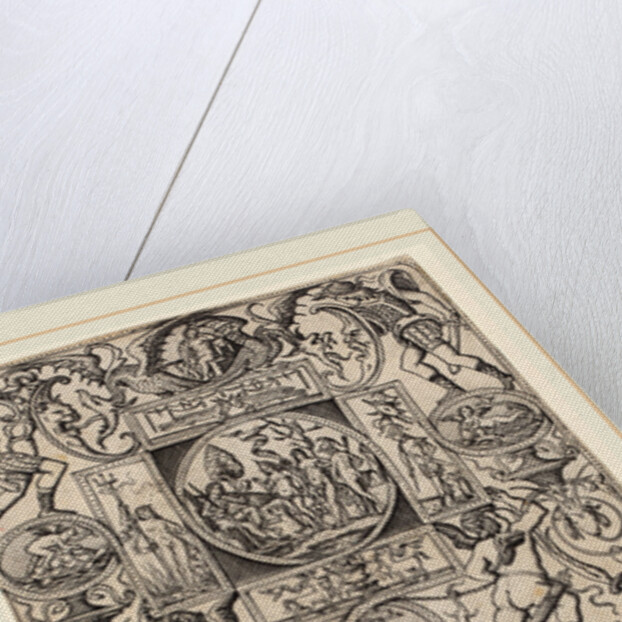 Ornament Panel with Orpheus and the Judgment of Paris, c. 1507 by Nicoletto da Modena