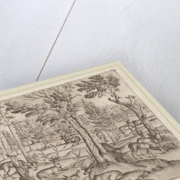 Deer in the Forest, c. 1520 by Anonymous
