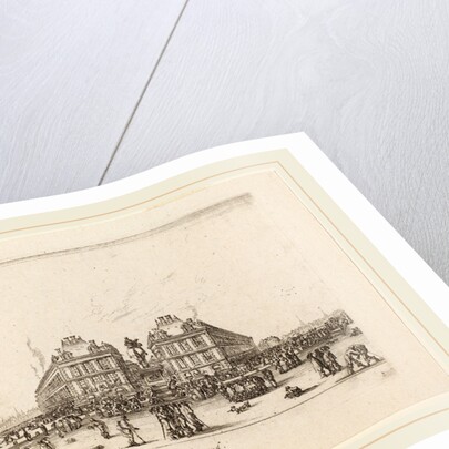 Place Dauphine, 1642 by Stefano Della Bella