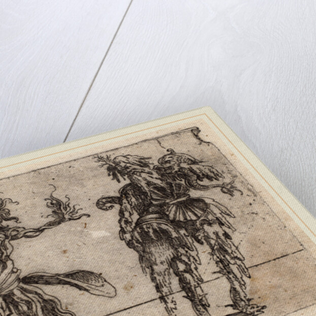 From Bizzarie di varie Figure, 1624 by Giovanni Battista Bracelli