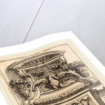 Architectural Motif with a Bird, c. 1690 by Carlo Antonio Buffagnotti