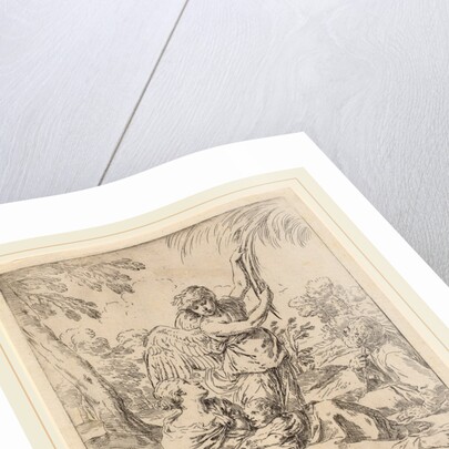 The Rest on the Flight into Egypt by Simone Cantarini