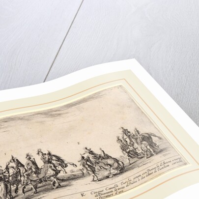 Twenty Pages and Five Turkish Horses, 1633 by Stefano Della Bella