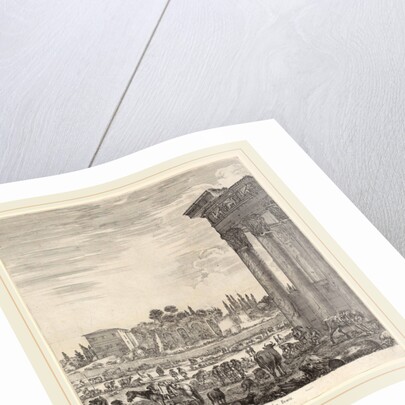 Temple of Antonius and the Campo Vaccino, 1656 by Stefano Della Bella