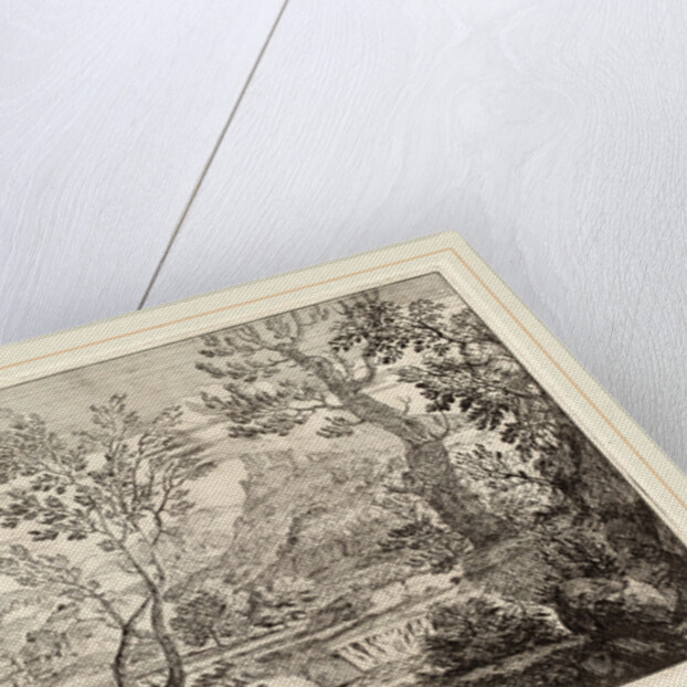 A Waterfall, 1696 by Crescenzio Onofri