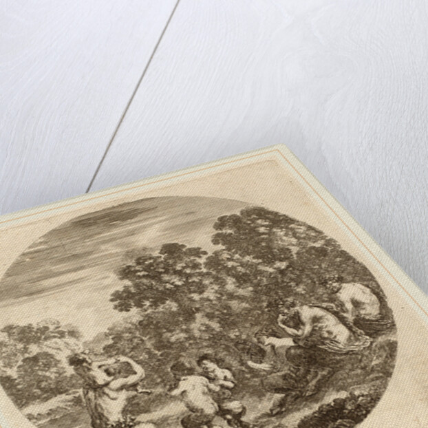 Satyrs and Faun by Stefano Della Bella