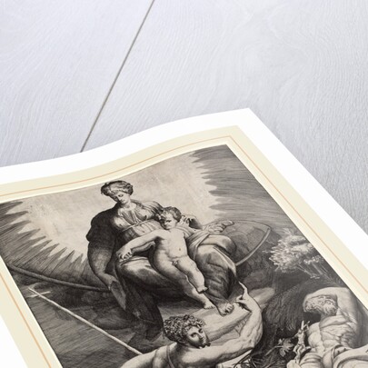 The Vision of St. Jerome by Giulio Bonasone
