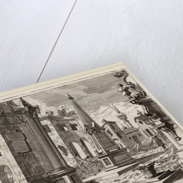 Fantastic Townscape with Ruins, before 1753 by Giuseppe Antonio Landi