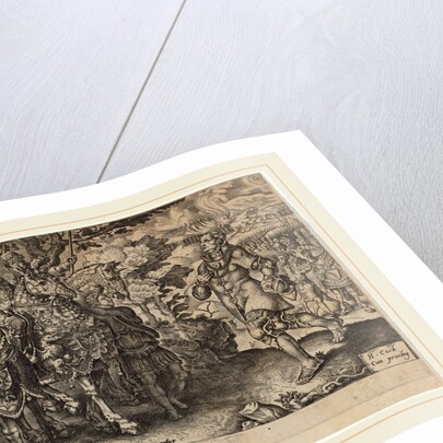 Surrender of Duke of Saxony, Victories of Charles V, Netherlandish, 1547 by Dirck Volckertz Coornhert