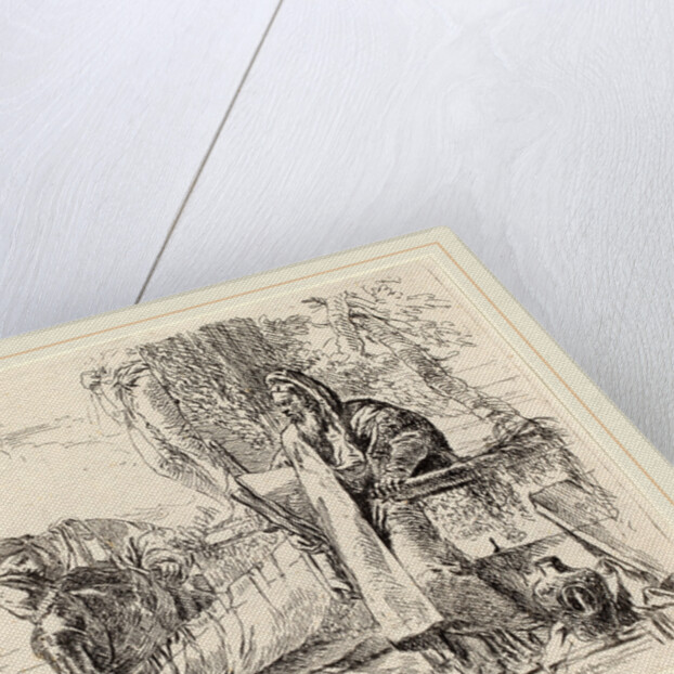 Standing Philosopher and Two Other Figures by Giovanni Battista Tiepolo