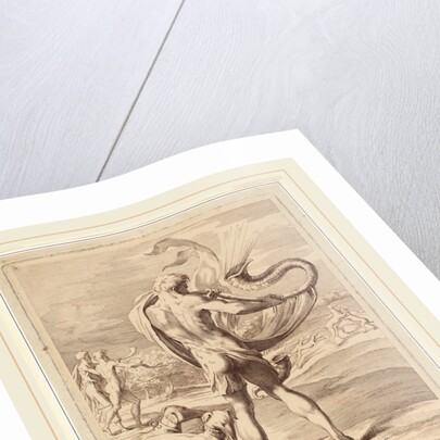 Nude Man Blowing a Conch, 1735 by Giovanni Antonio Faldoni