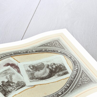 Trompe l'Oeil: Landscapes and Sheep by Anonymous