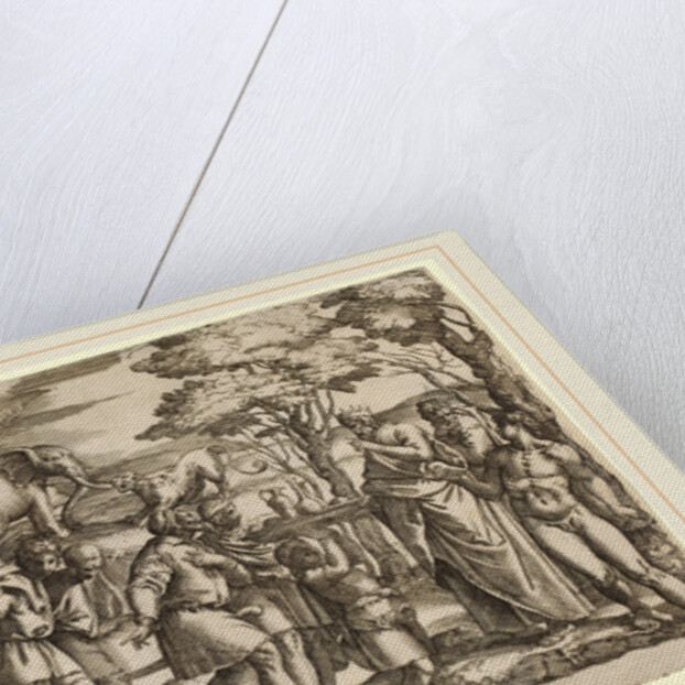 Abraham Paying Tithes to Melchisedek by Battista Franco