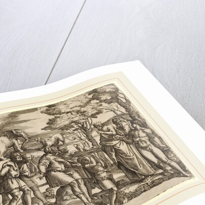 Abraham Paying Tithes to Melchisedek by Battista Franco