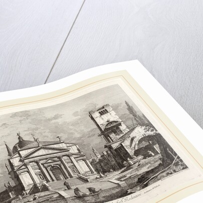 Veduta del Prospetto della Chiesa del SS. Redentore, 1742 by Fabio Berardi