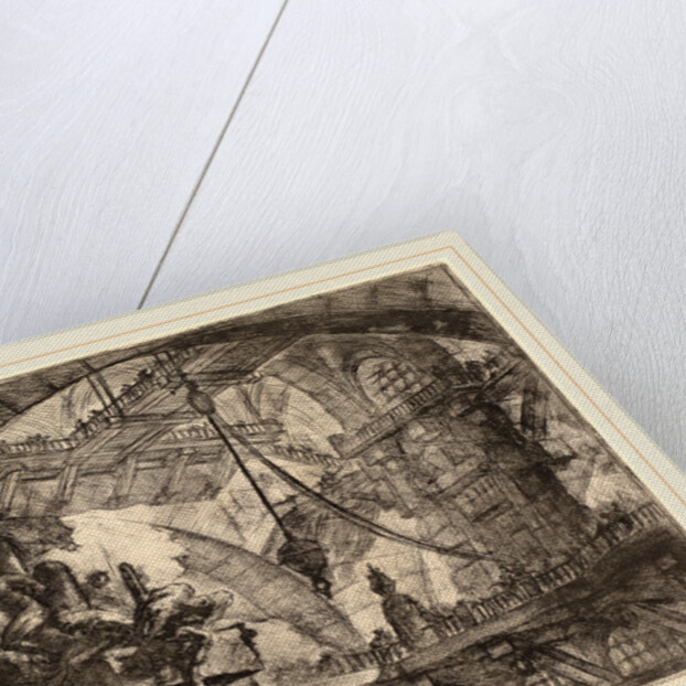 Prisoners on a Projecting Platform by Giovanni Battista Piranesi