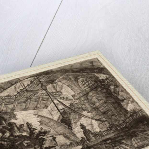 Prisoners on a Projecting Platform by Giovanni Battista Piranesi