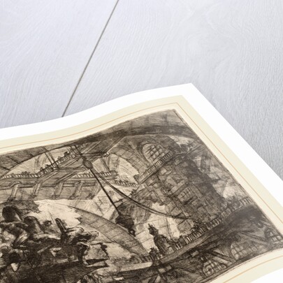 Prisoners on a Projecting Platform by Giovanni Battista Piranesi