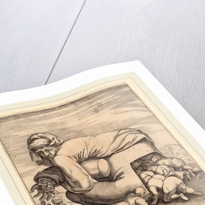 The Man with the Moneybag and His Flatterers by Jan Theodor de Bry