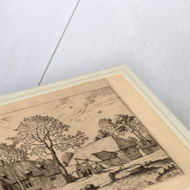 Farms with Draw Well by Johannes and Lucas van Doetechum