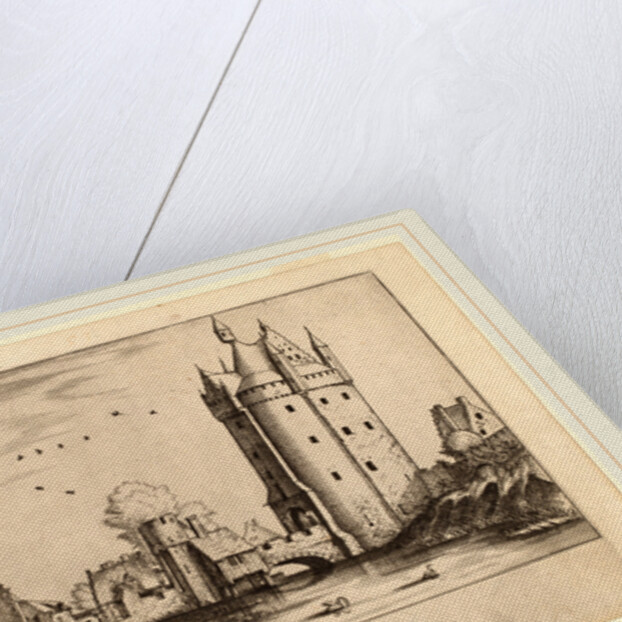 Town Gate with Country Houses by Johannes van Doetechum the Elder and Lucas van Doetechum