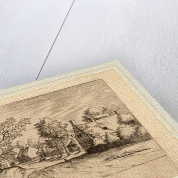Village Road by Johannes van Doetechum the Elder and Lucas van Doetechum