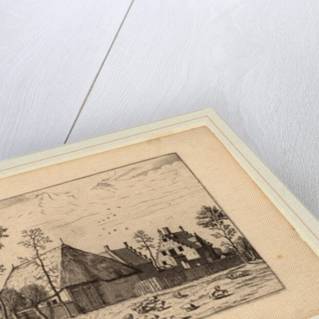 Shed with Cottage by Johannes and Lucas van Doetechum