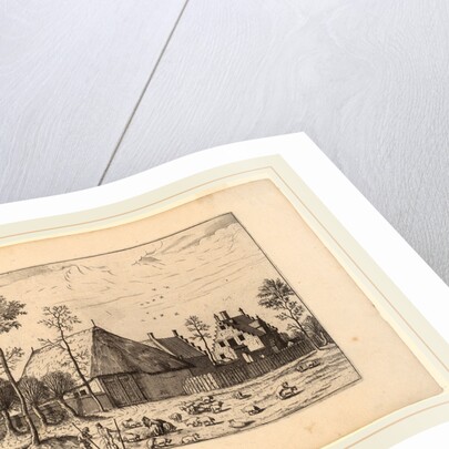 Shed with Cottage by Johannes and Lucas van Doetechum