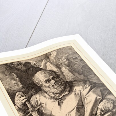 Saint Matthias, probably 1589 by Hendrik Goltzius