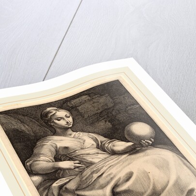 Erato, probably 1592 by Hendrik Goltzius