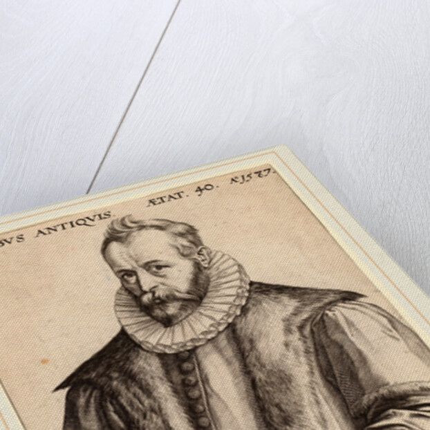 Justus Lipsius, 1587 by Hendrik Goltzius