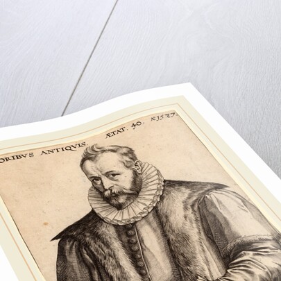 Justus Lipsius, 1587 by Hendrik Goltzius