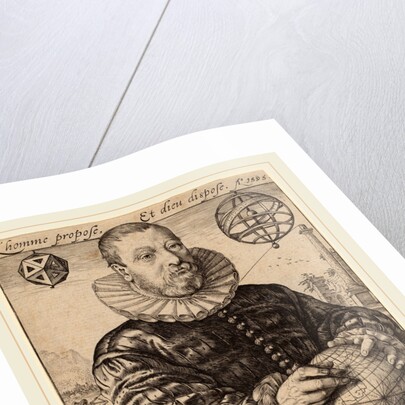 Nicolaus Petri van Deventer, 1595 by Hendrik Goltzius